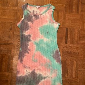 Fashionova Tie Dye Bodycon Dress